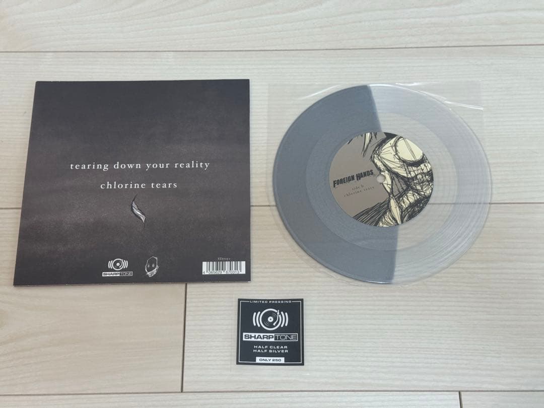 Foreign Hands Lucid Noise Vinyl LP Half Clear Silver Metalcore Used | Japansoundstore