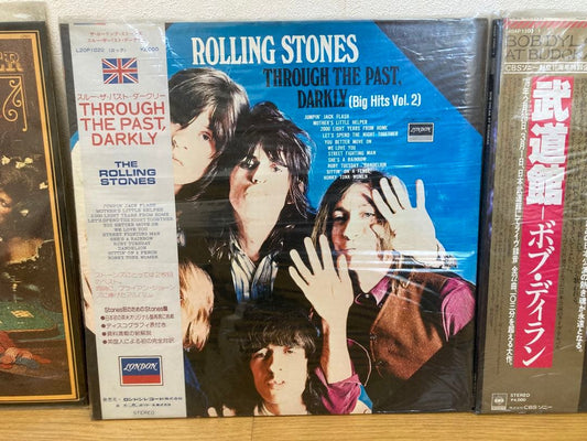 The Rolling Stones Through The Past, Darkly Japan LP L20P1020 W/ Obi 1981 Rock