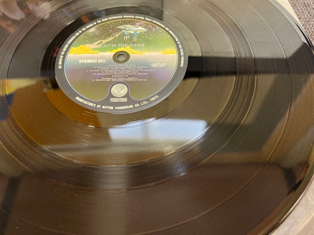 Nazareth Play'n The Game LP 1976 Japan Vertigo RJ-7193 First Pressing Matrix 111