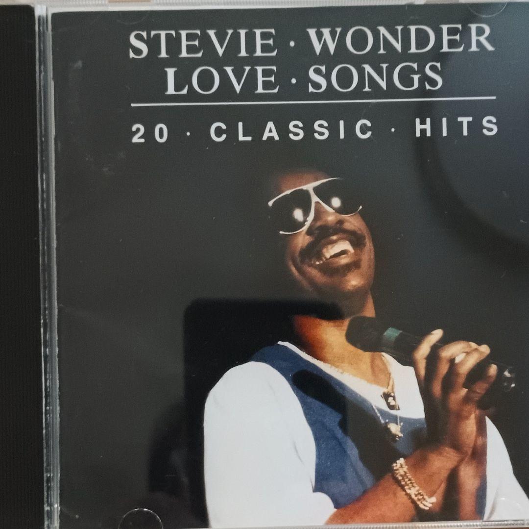 Stevie Wonder Love Songs 20 Classic Hits Japan CD with OBI Includes Bonus Track