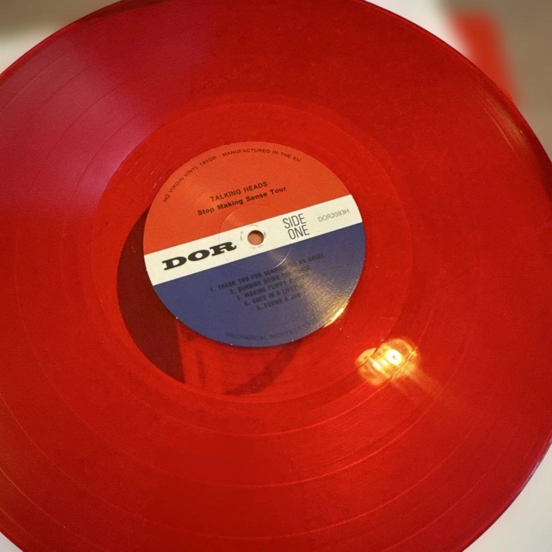 Talking Heads - Stop Making Sense Tour - 2LP Red Vinyl Live 1984 Milwaukee