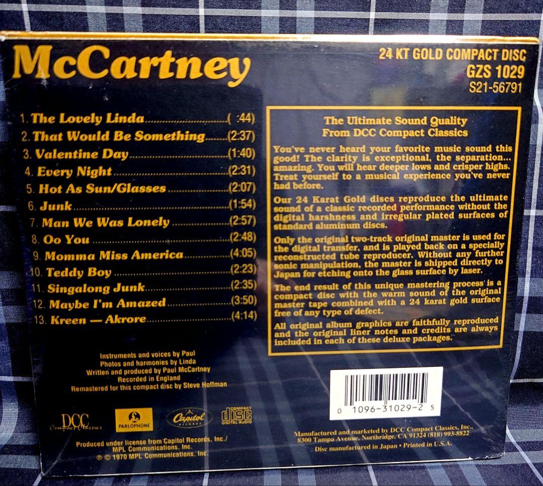 Paul McCartney 24K Gold DCC Limited Edition Unopened CD, High-Quality, Vinyl-Sty | Japansoundstore
