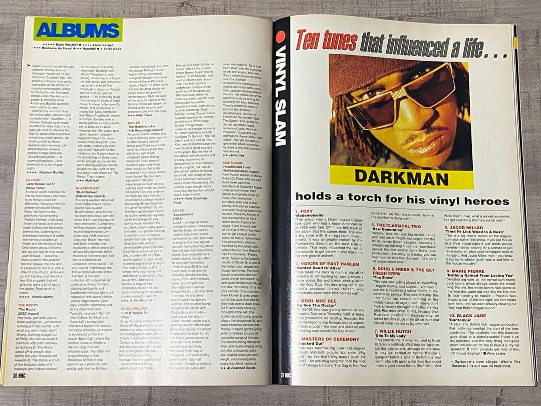 Hip Hop Connection Magazine August 1994 Warren G Cover Outkast The Whooliganz