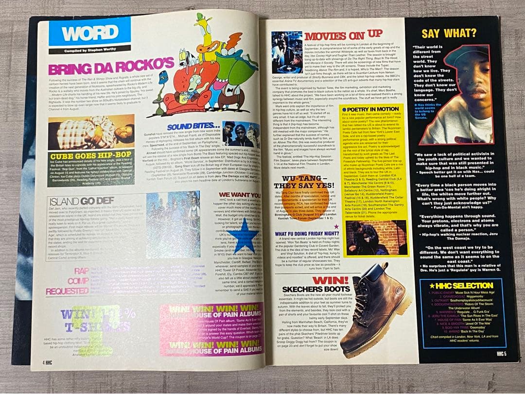 Hip Hop Connection Magazine August 1994 Warren G Cover Outkast The Whooliganz