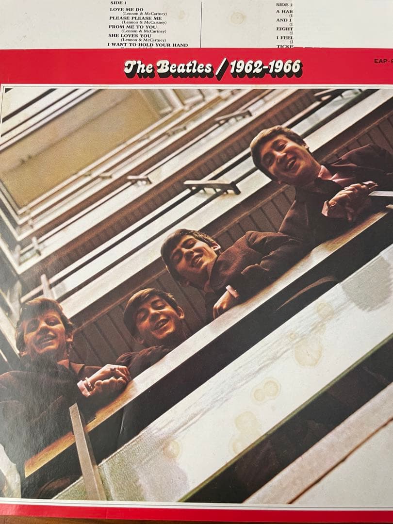 The Beatles 1962-1966 Red Vinyl 2LP Japan Obi Original Pressing EAP-9032B