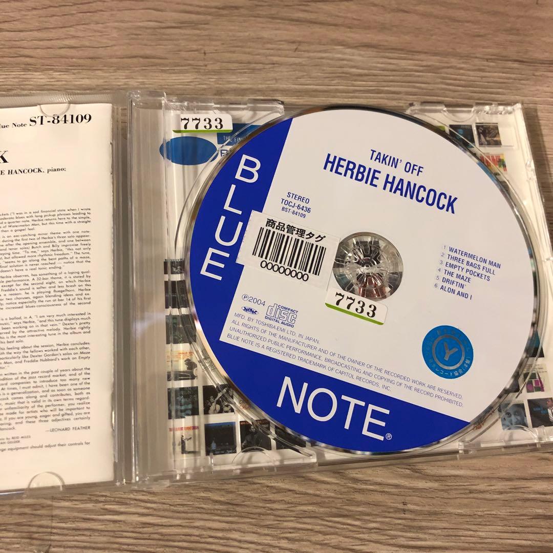 Herbie Hancock Takin' Off CD Japan Press 2004 Blue Note with OBI 24bit Remaster