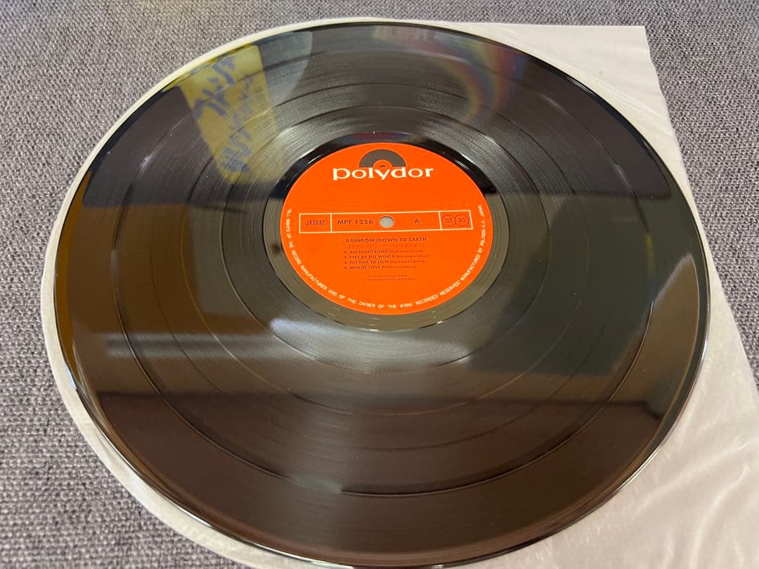 Rainbow Down To Earth 1979 Japan Vinyl LP Record MPF-1256 With Obi Hard Rock