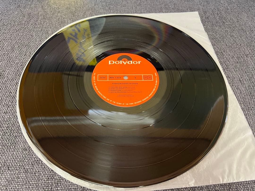 Rainbow Down To Earth 1979 Japan Vinyl LP Record MPF-1256 With Obi Hard Rock
