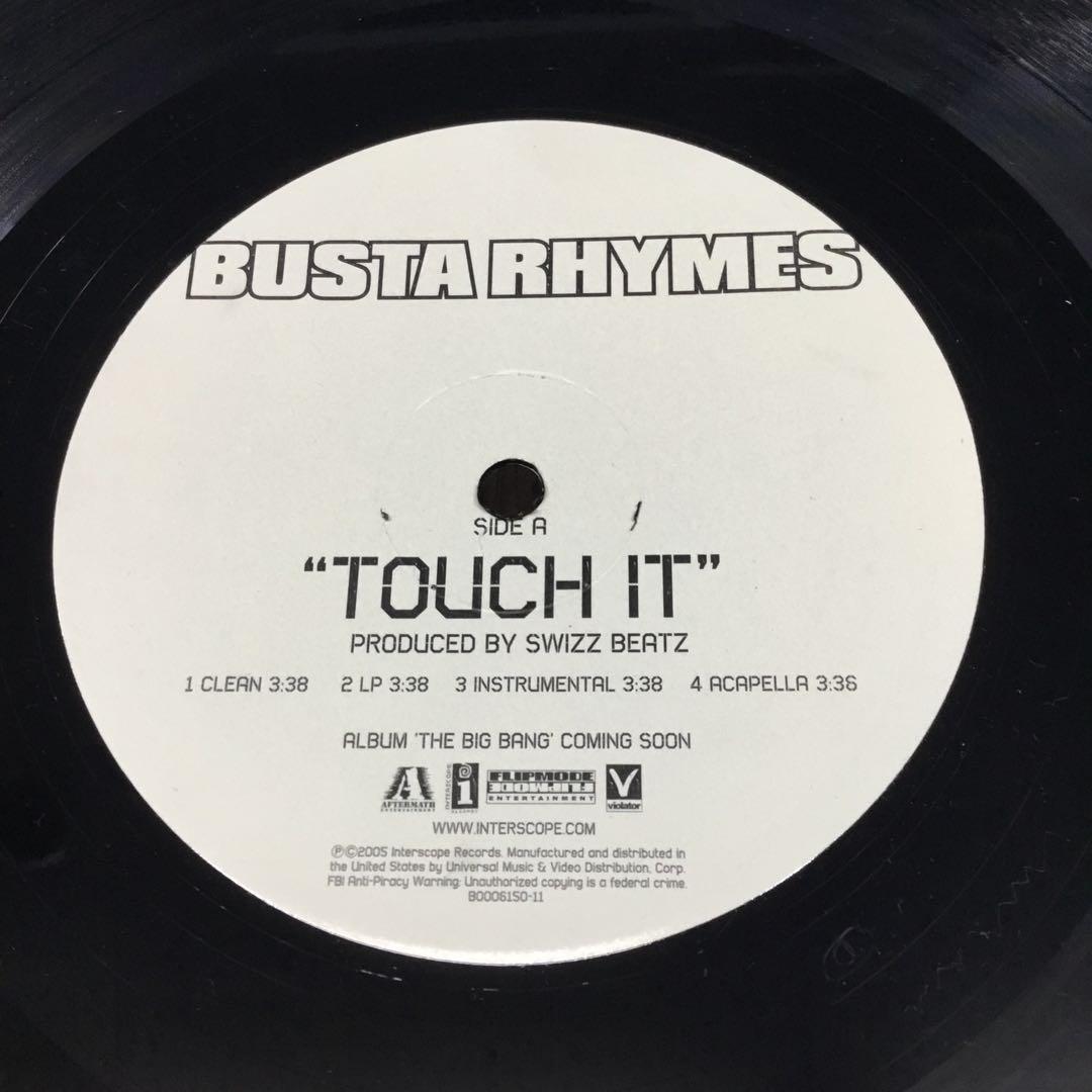 Busta Rhymes - Touch It 12" Vinyl Single, Swizz Beatz Production, Hip Hop