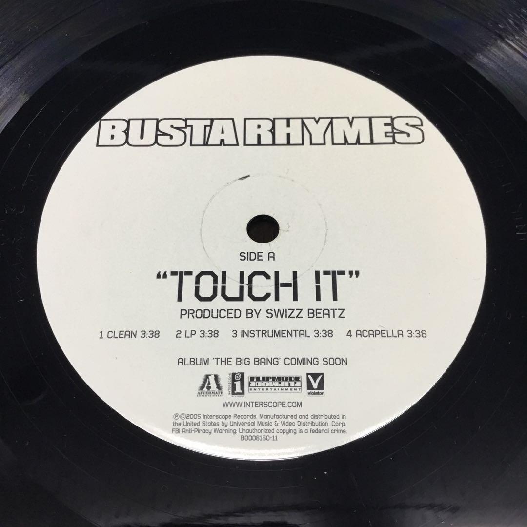 Busta Rhymes - Touch It 12" Vinyl Single, Swizz Beatz Production, Hip Hop