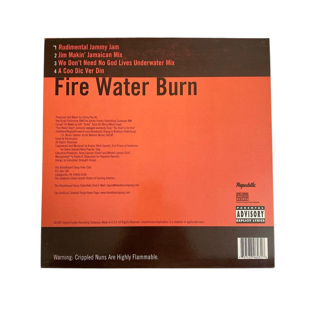 Bloodhound Gang - Fire Water Burn 12" Single US Original 1997 Rap Rock Vinyl