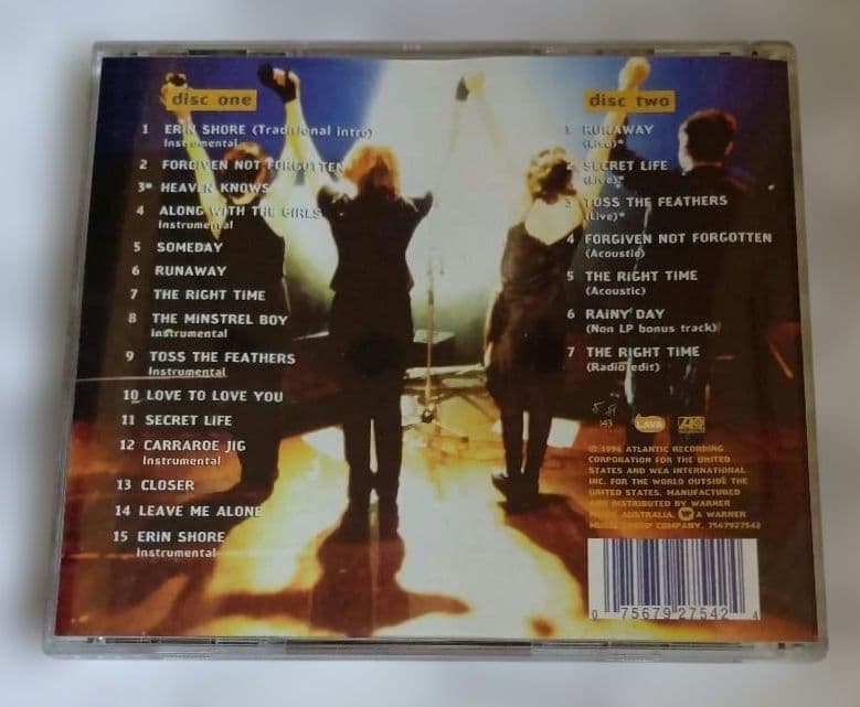 The Corrs - Forgiven, Not Forgotten 2CD Limited Tour Edition 1997 Australia