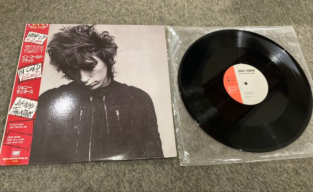 Johnny Thunders - In Cold Blood - Japanese EP Vinyl Record with Obi