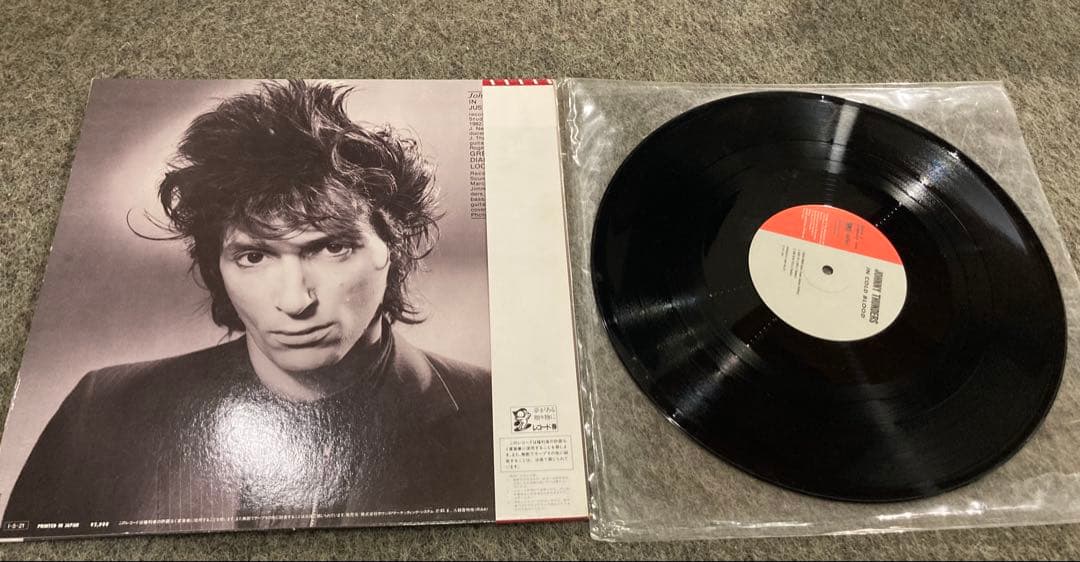 Johnny Thunders - In Cold Blood - Japanese EP Vinyl Record with Obi