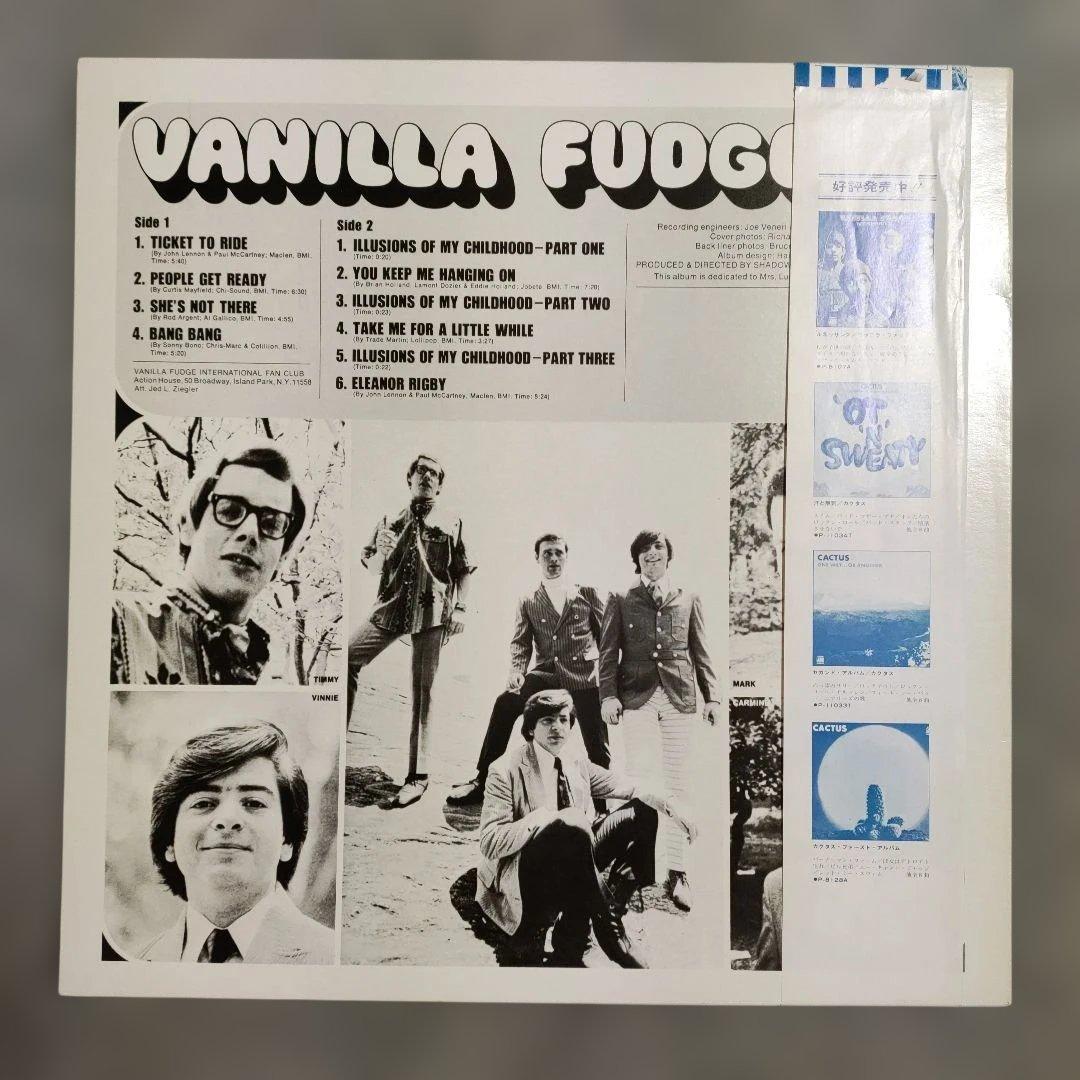 VANILLA FUDGE Self-Titled LP 1967 Japan Reissue P-11031A Psych Rock Vinyl