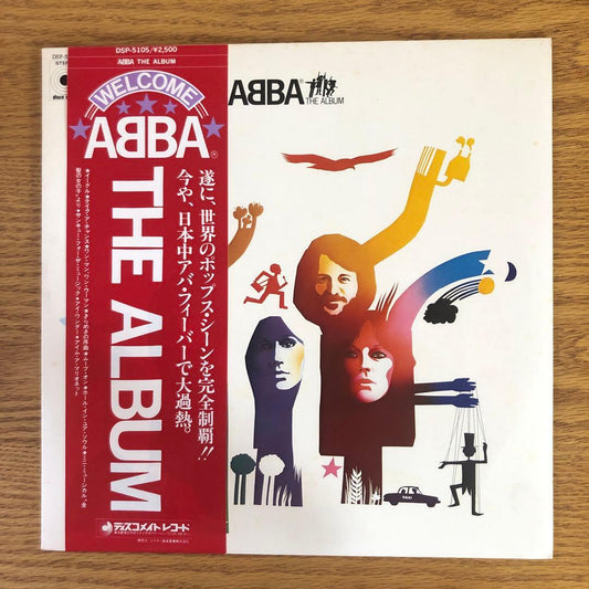 ABBA The Album Vinyl LP Japan Original Issue DSP-5105 w/ Obi Insert