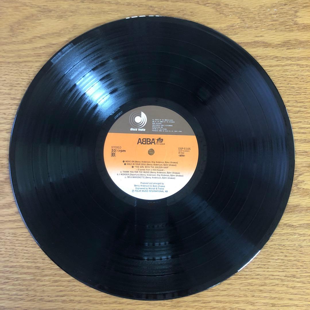 ABBA The Album Vinyl LP Japan Original Issue DSP-5105 w/ Obi Insert