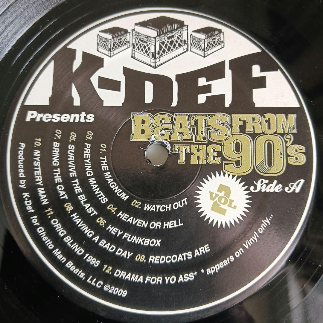 K-Def - Beats From The 90's Vol. 2 (2009) Vinyl LP Underground Boom Bap Hip Hop