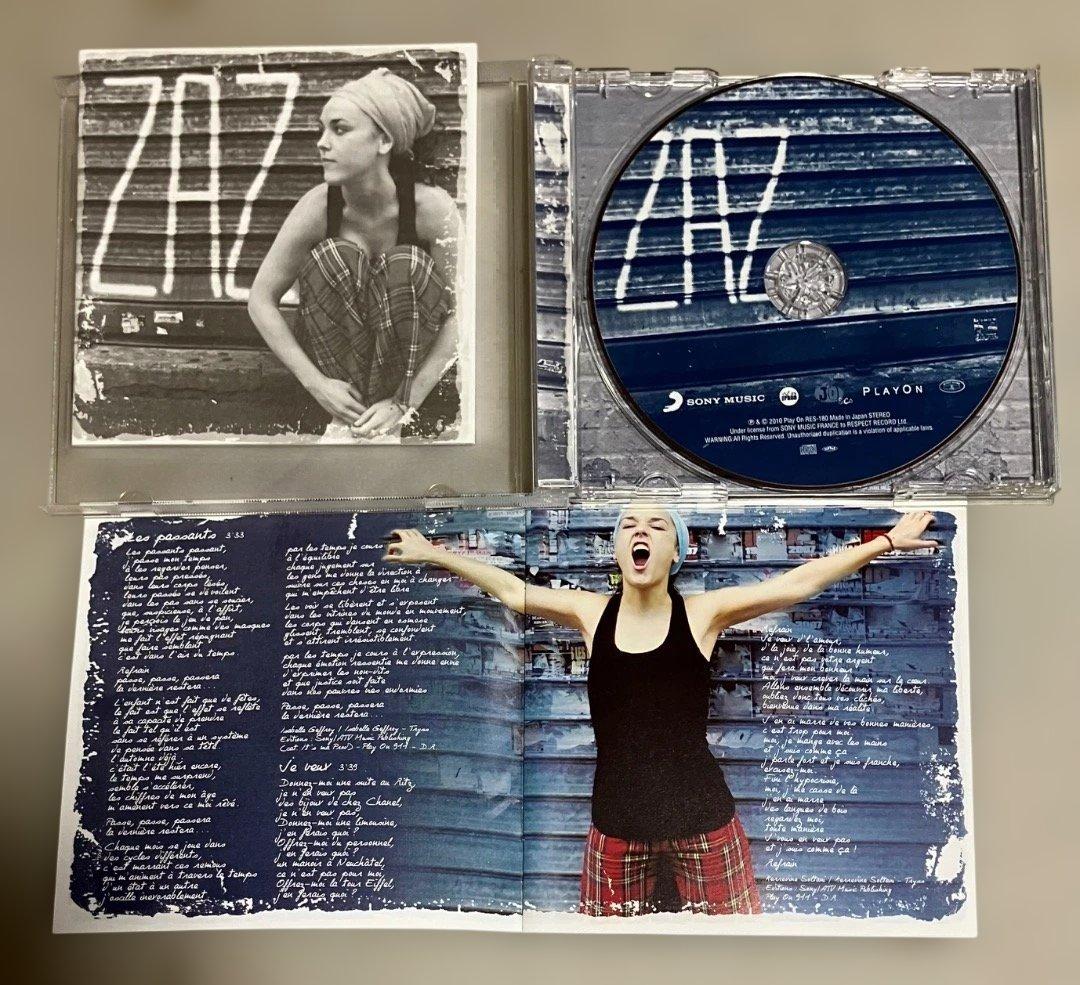 ZAZ Self-Titled Debut Album CD Japan Press with OBI Limited Bonus Tracks