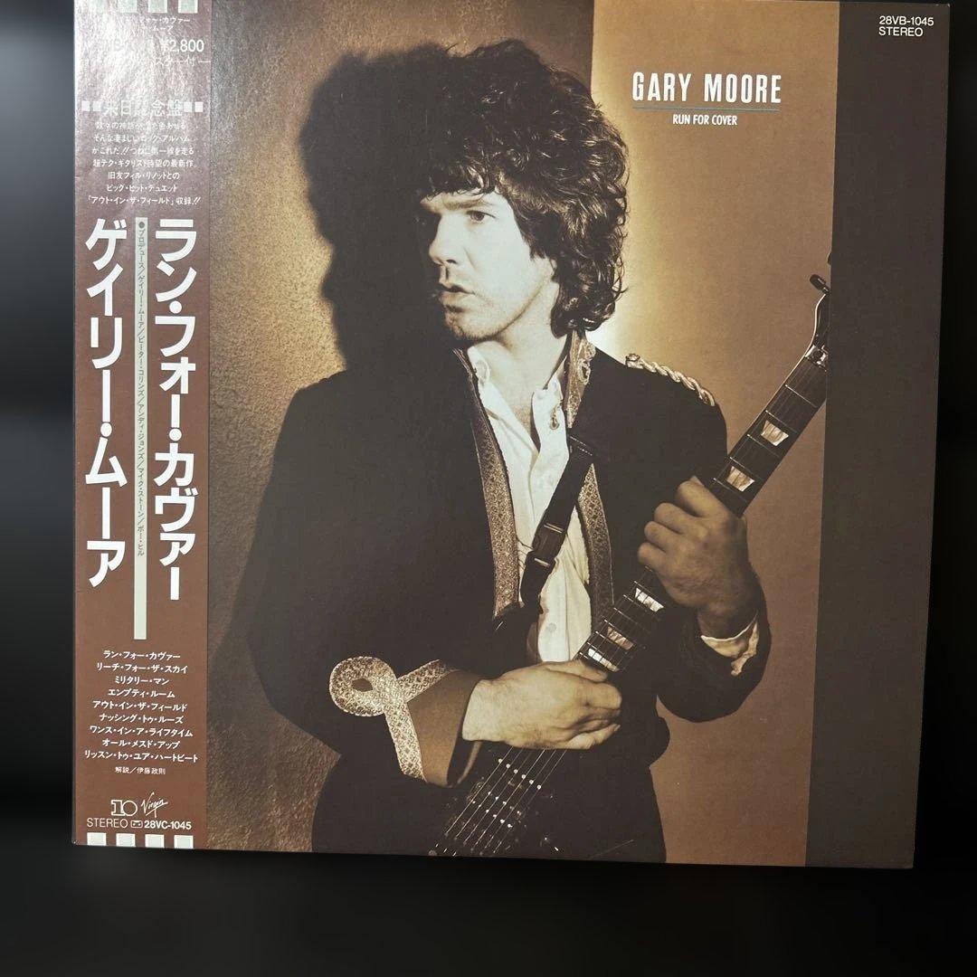 Gary Moore - Run For Cover Vinyl LP Japan 1985 w/ Obi Strip 28VB-1045