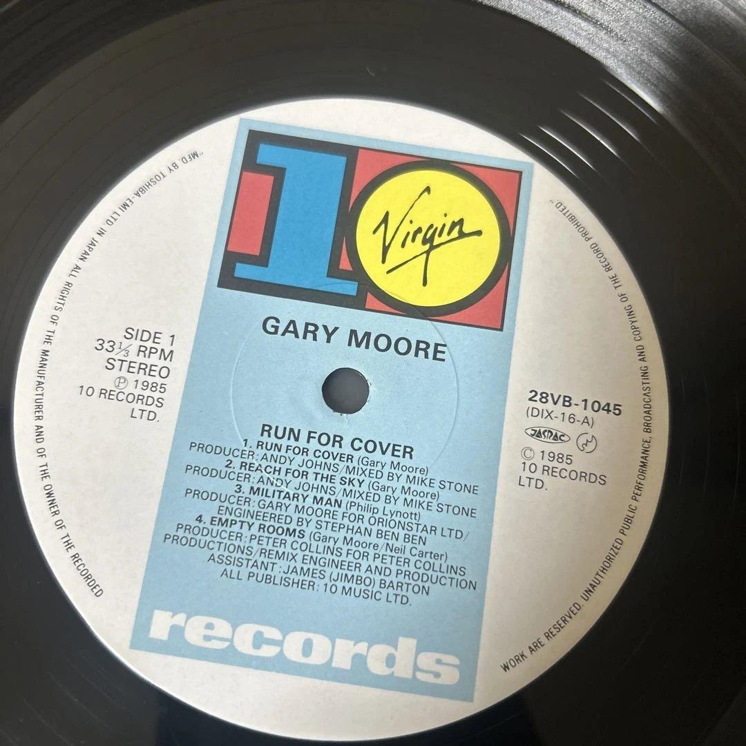 Gary Moore - Run For Cover Vinyl LP Japan 1985 w/ Obi Strip 28VB-1045