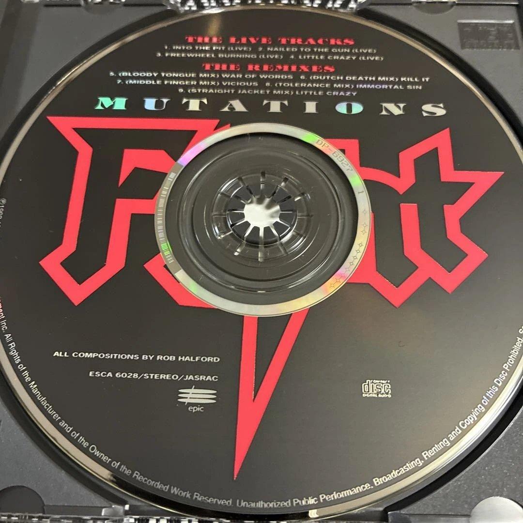 FIGHT Mutations Japan CD Rob Halford Judas Priest Live & Remix 1994 ESCA 6028