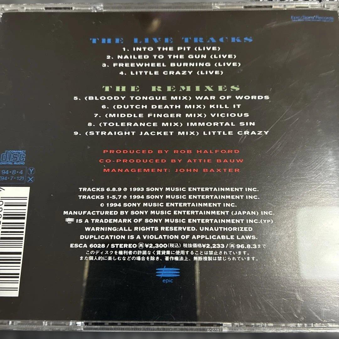 FIGHT Mutations Japan CD Rob Halford Judas Priest Live & Remix 1994 ESCA 6028
