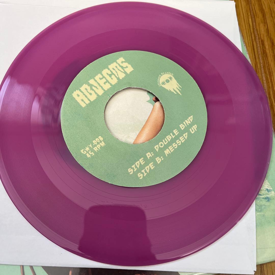 Abjects - Double Bind / Messed Up 7" Purple Vinyl Record Garage Punk GWY-008