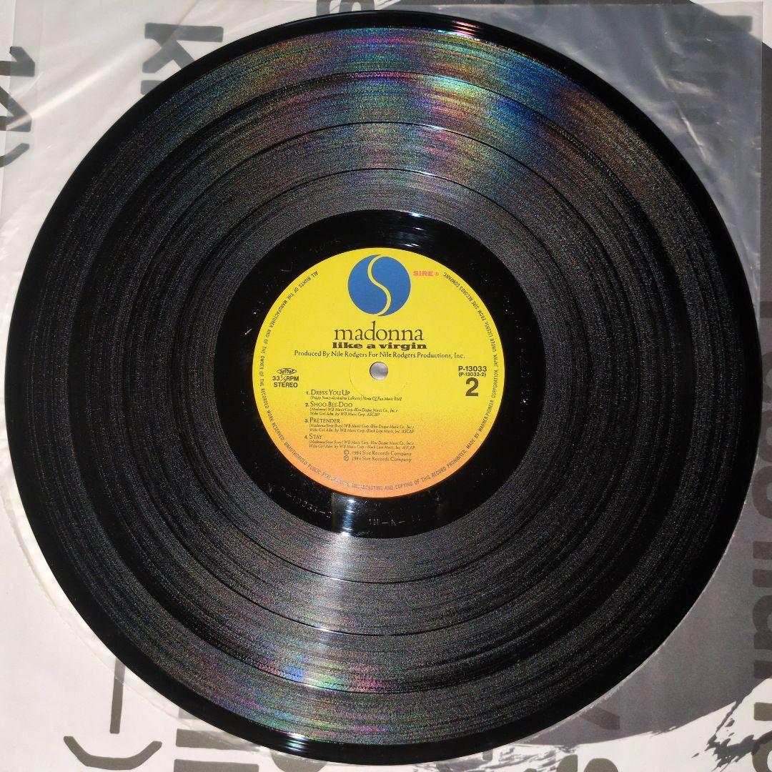 Madonna Like A Virgin Vinyl LP 1984 Japan P-13033 Sire Pop Classic
