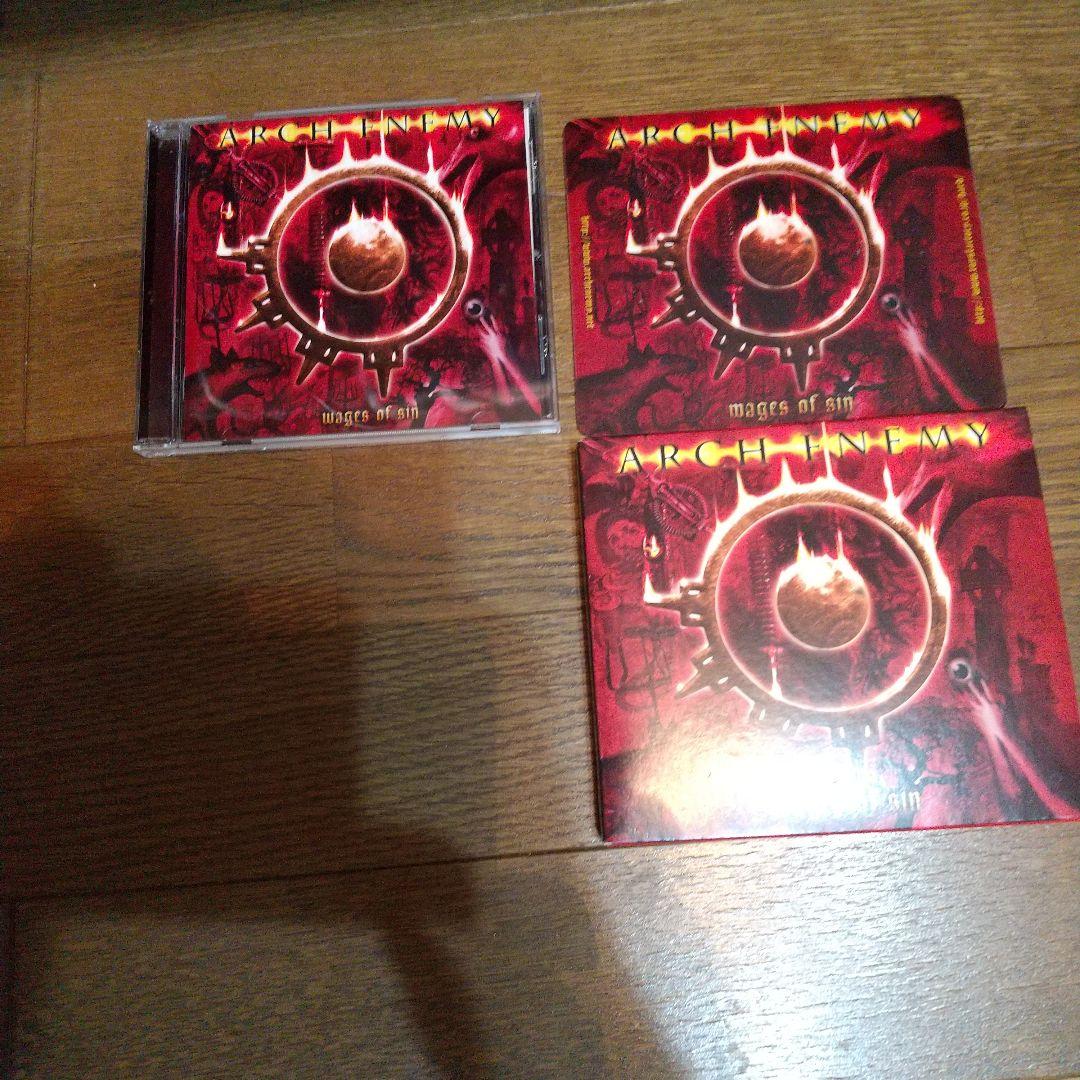 Arch Enemy - Wages of Sin CD Japan Press, Limited Ed. with Mousepad & File