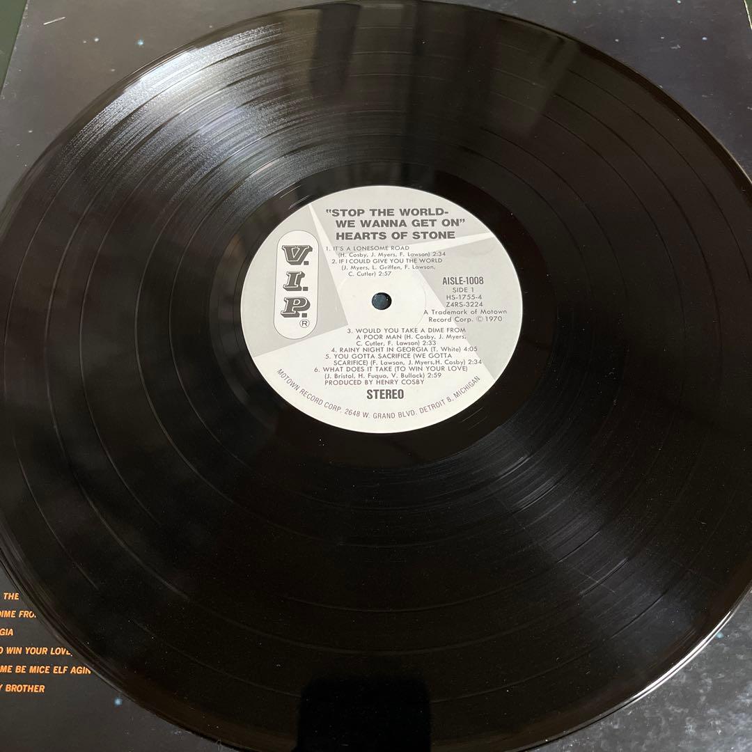 Hearts of Stone - Stop The World-We Wanna Get On LP Japan Reissue Free Soul