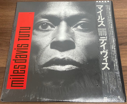Miles Davis Tutu 1986 LP Vinyl Record Japan Obi Card Excellent Condition | Japansoundstore
