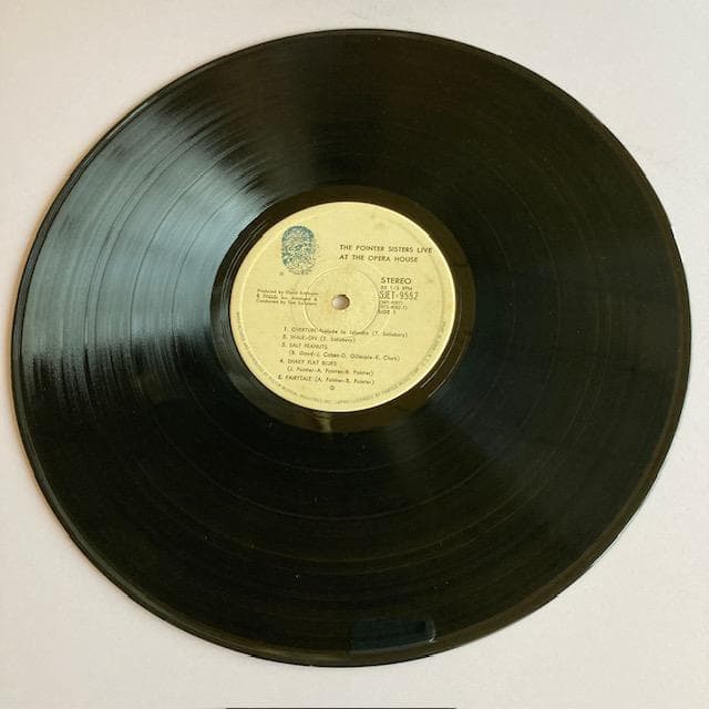Pointer Sisters - Live At The Opera House 2LP Japan Vinyl with OBI SJET-9552-3