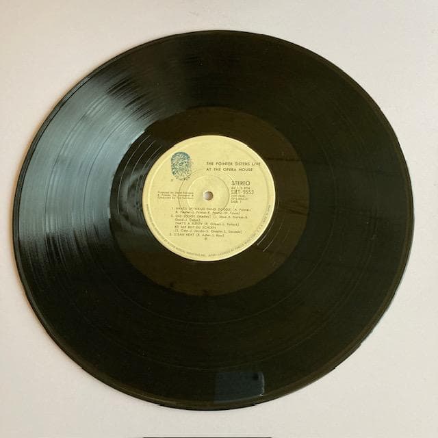 Pointer Sisters - Live At The Opera House 2LP Japan Vinyl with OBI SJET-9552-3