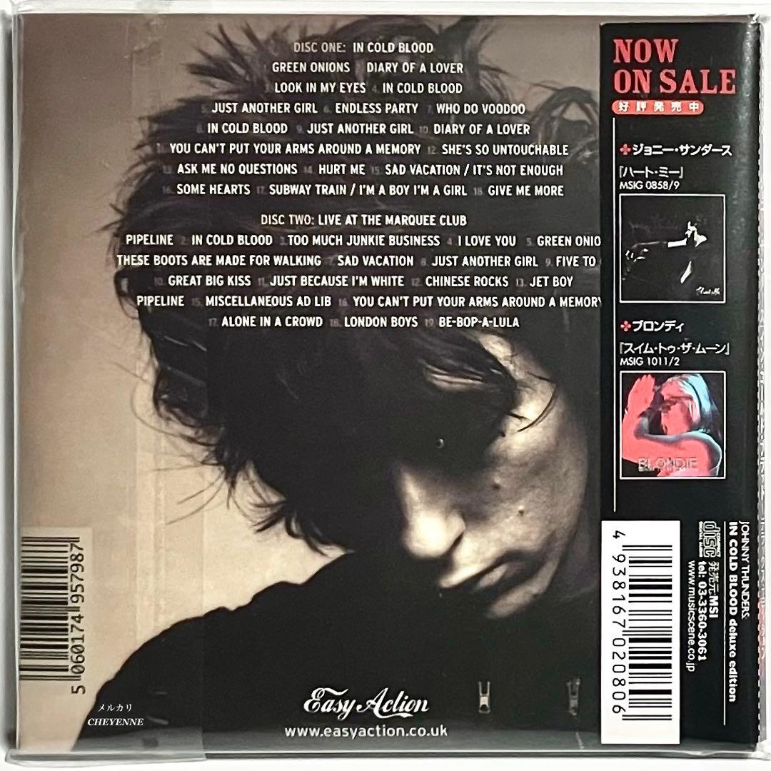 Johnny Thunders In Cold Blood Limited 2CD  Deluxe Edition Rock Music | Japansoundstore