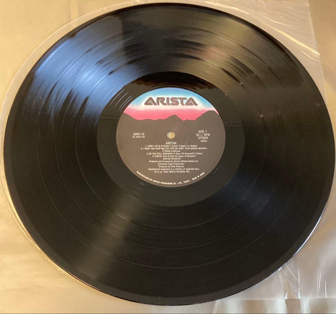 Aretha Franklin - Aretha (1986) Japan LP Vinyl w/ OBI Andy Warhol Cover