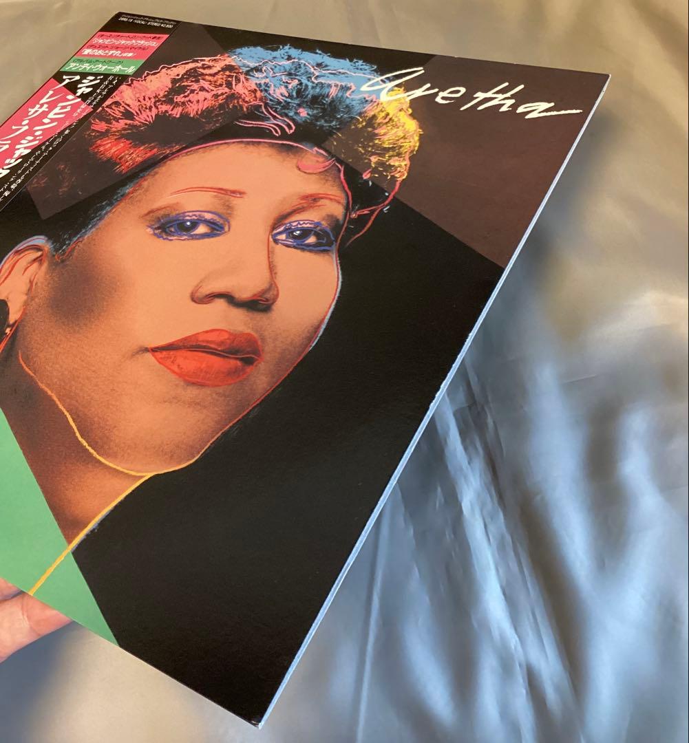 Aretha Franklin - Aretha (1986) Japan LP Vinyl w/ OBI Andy Warhol Cover