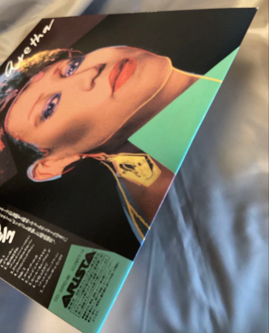 Aretha Franklin - Aretha (1986) Japan LP Vinyl w/ OBI Andy Warhol Cover