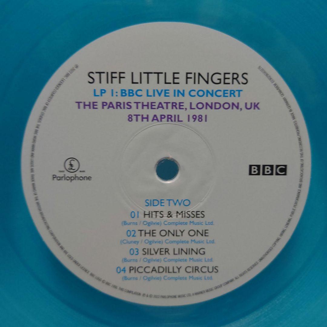 Stiff Little Fingers - BBC Live In Concert 2LP RSD Clear Blue Vinyl Import