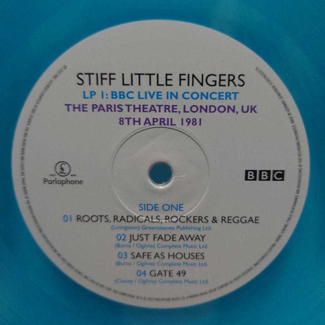 Stiff Little Fingers - BBC Live In Concert 2LP RSD Clear Blue Vinyl Import