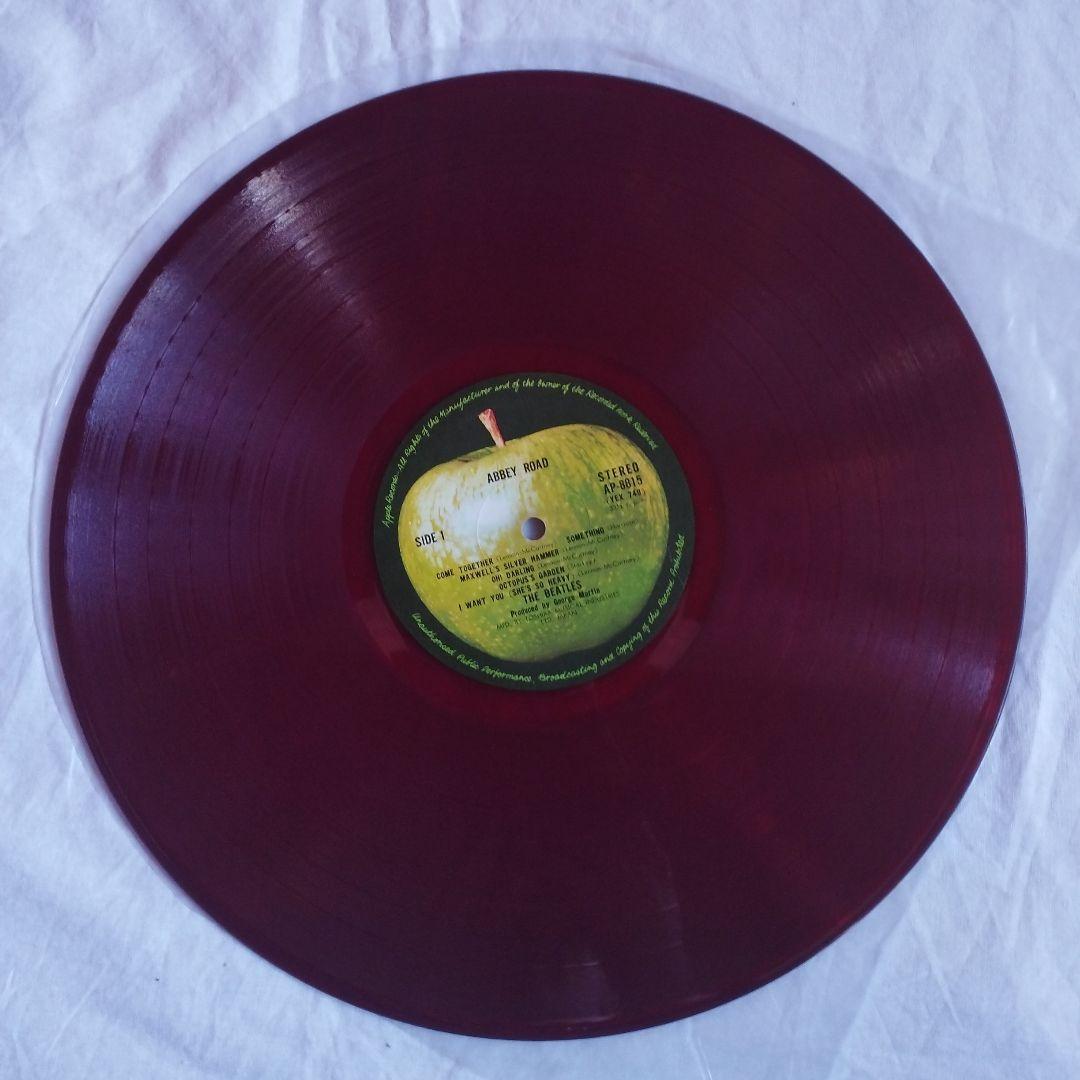 The Beatles Abbey Road LP Red Wax Vinyl Japan Original Pressing Obi Hoju-Obi