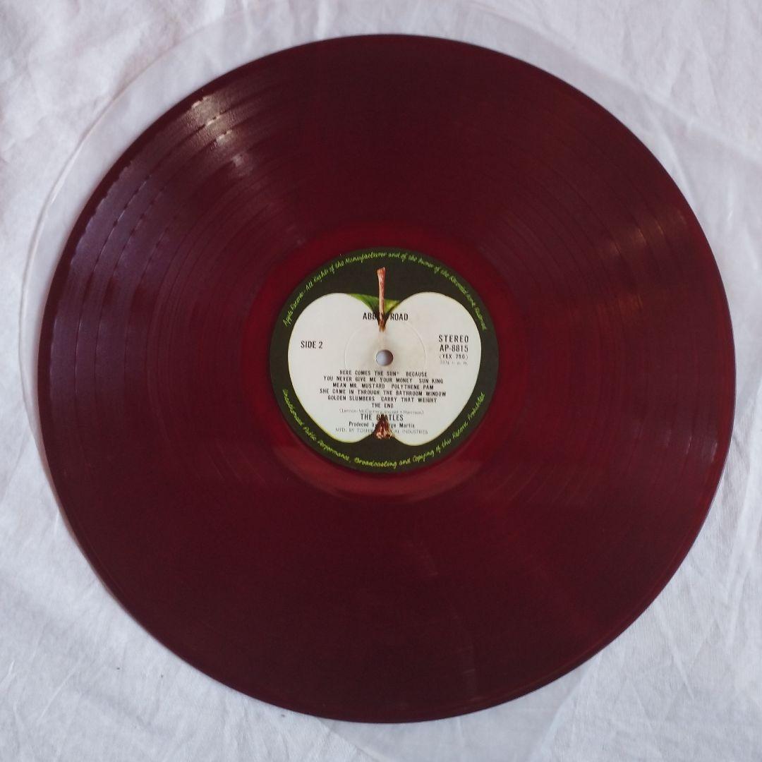 The Beatles Abbey Road LP Red Wax Vinyl Japan Original Pressing Obi Hoju-Obi