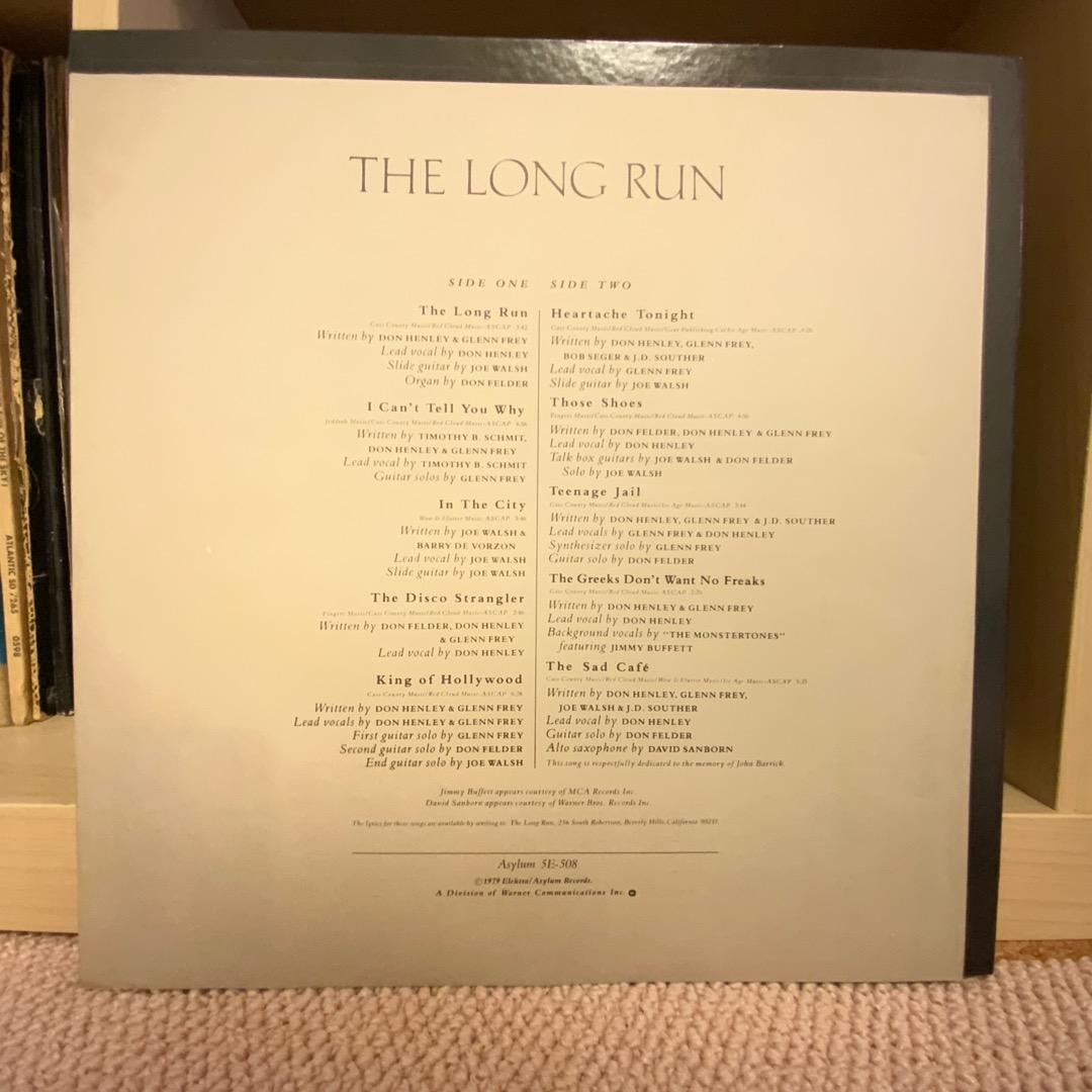 Eagles - The Long Run 1979 Japan LP Asylum P-10600Y Classic Rock Vinyl