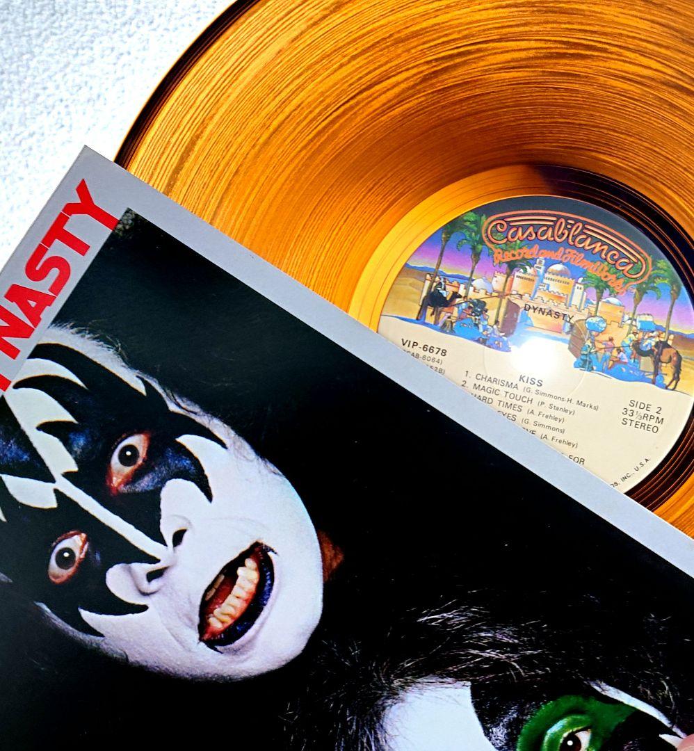 KISS Dynasty Semi-Transparent Vinyl Record Japanese Edition Used | Japansoundstore