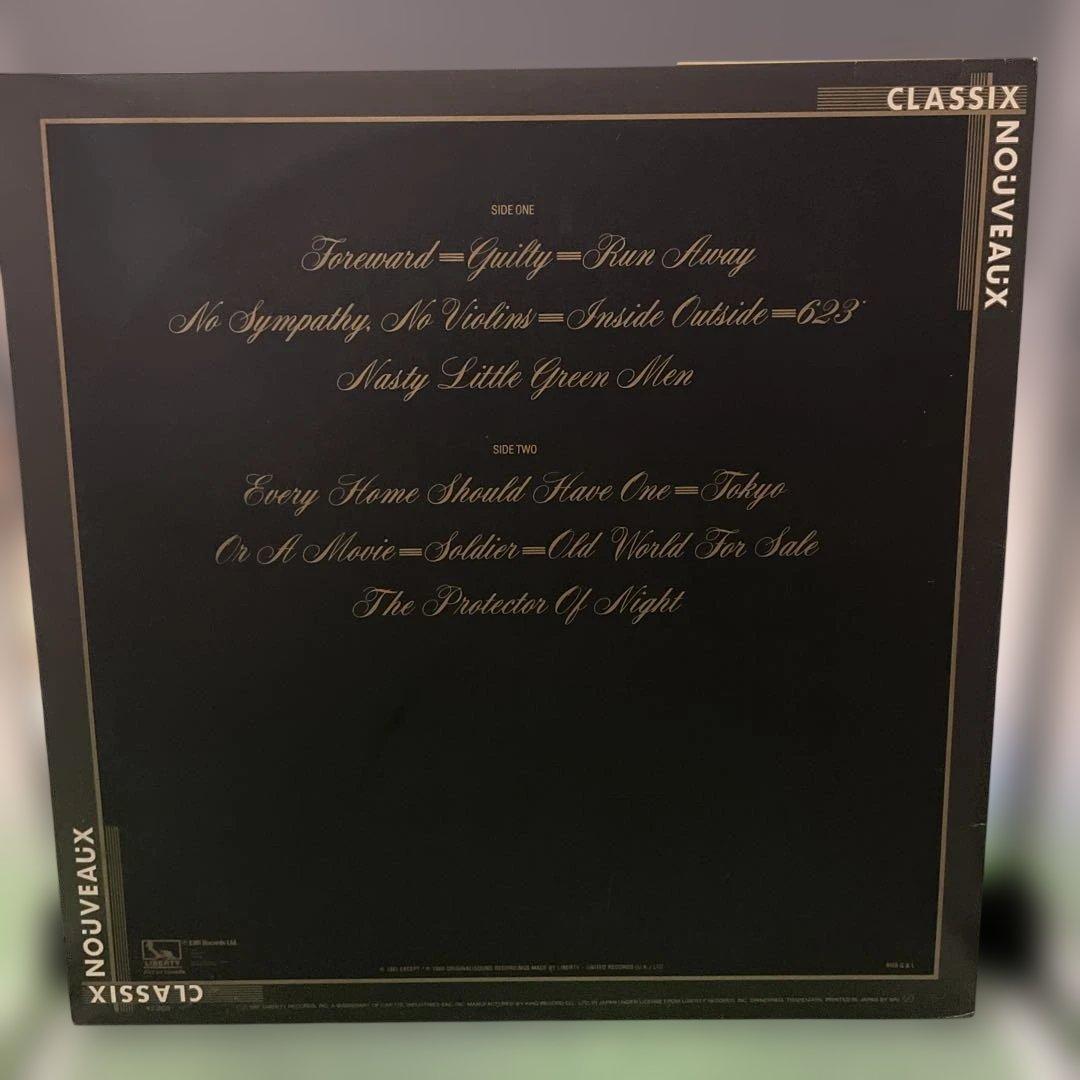 Classix Nouveaux - Night People LP Japan K28P-180 Synth Pop Romantic