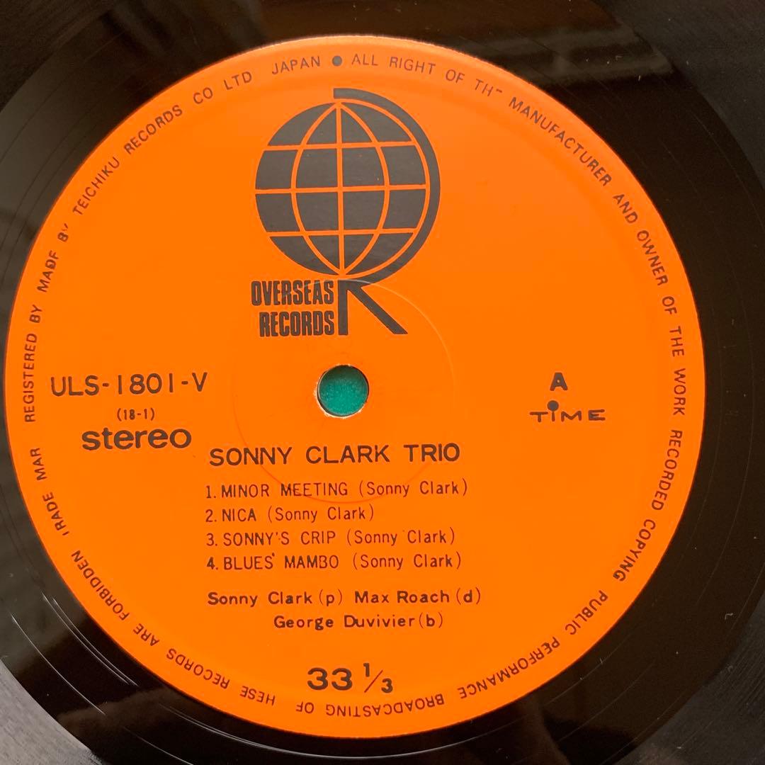 Sonny Clark Trio Vinyl LP Time Edition Jazz 1960 Rare Used | Japansoundstore