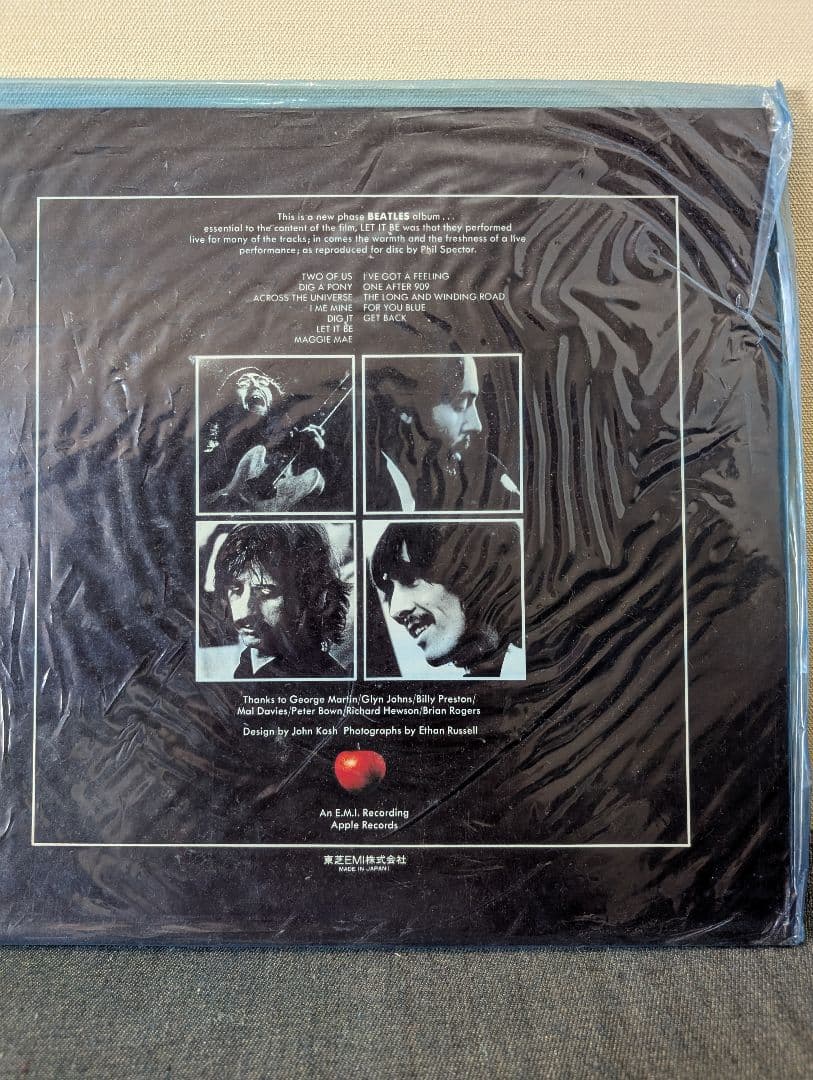 The Beatles - Let It Be LP Japan Pressing Apple Records EAS-80561 Rock