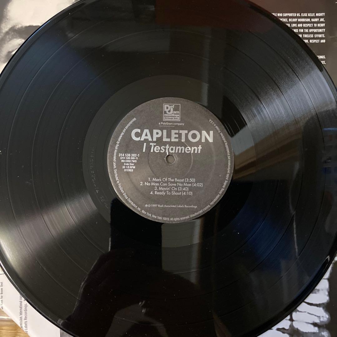 Capleton - I Testament 2LP Vinyl Record 1997 US Pressing Reggae Dancehall