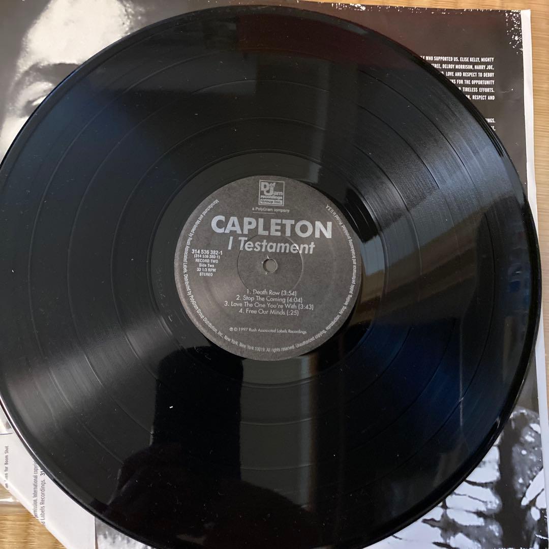 Capleton - I Testament 2LP Vinyl Record 1997 US Pressing Reggae Dancehall