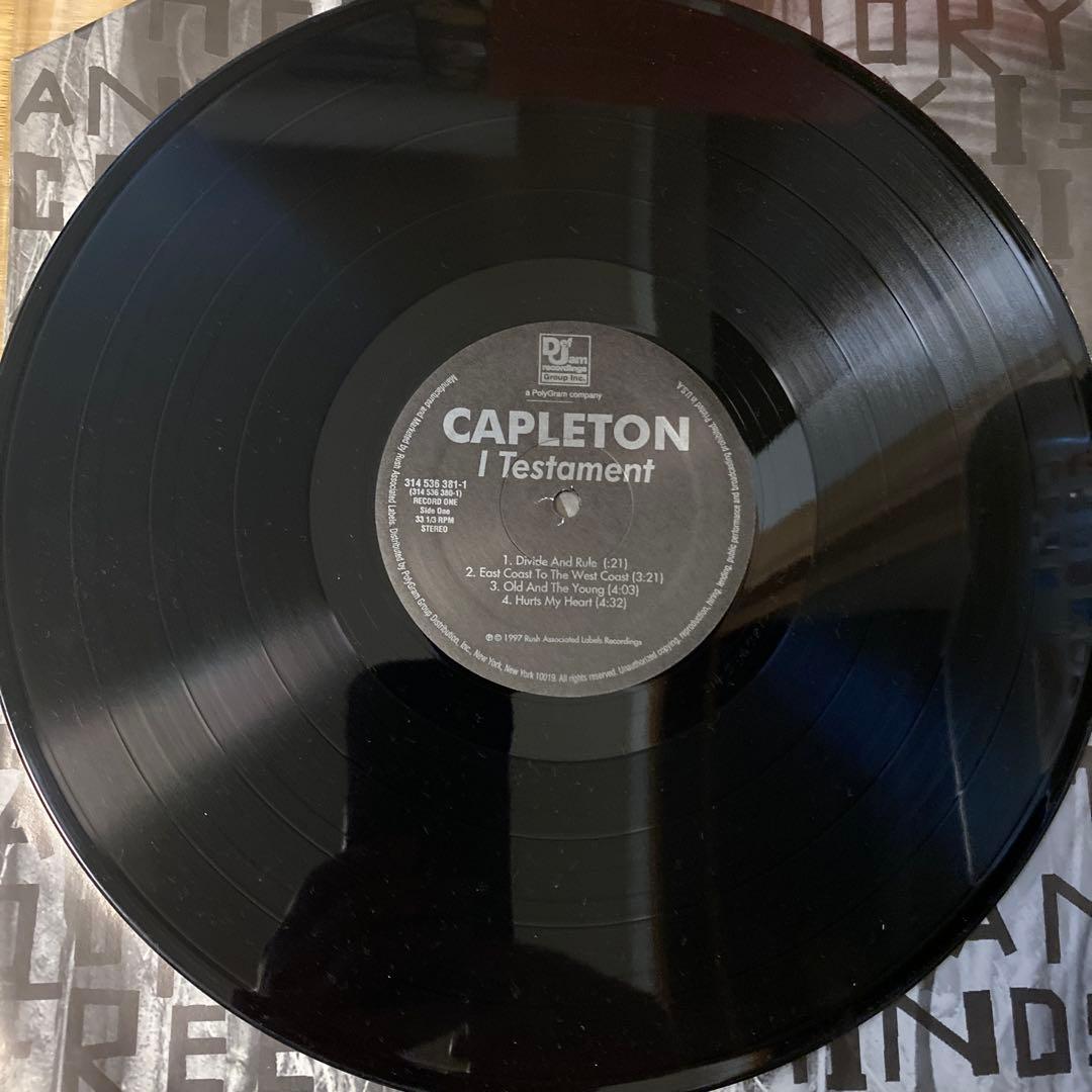 Capleton - I Testament 2LP Vinyl Record 1997 US Pressing Reggae Dancehall